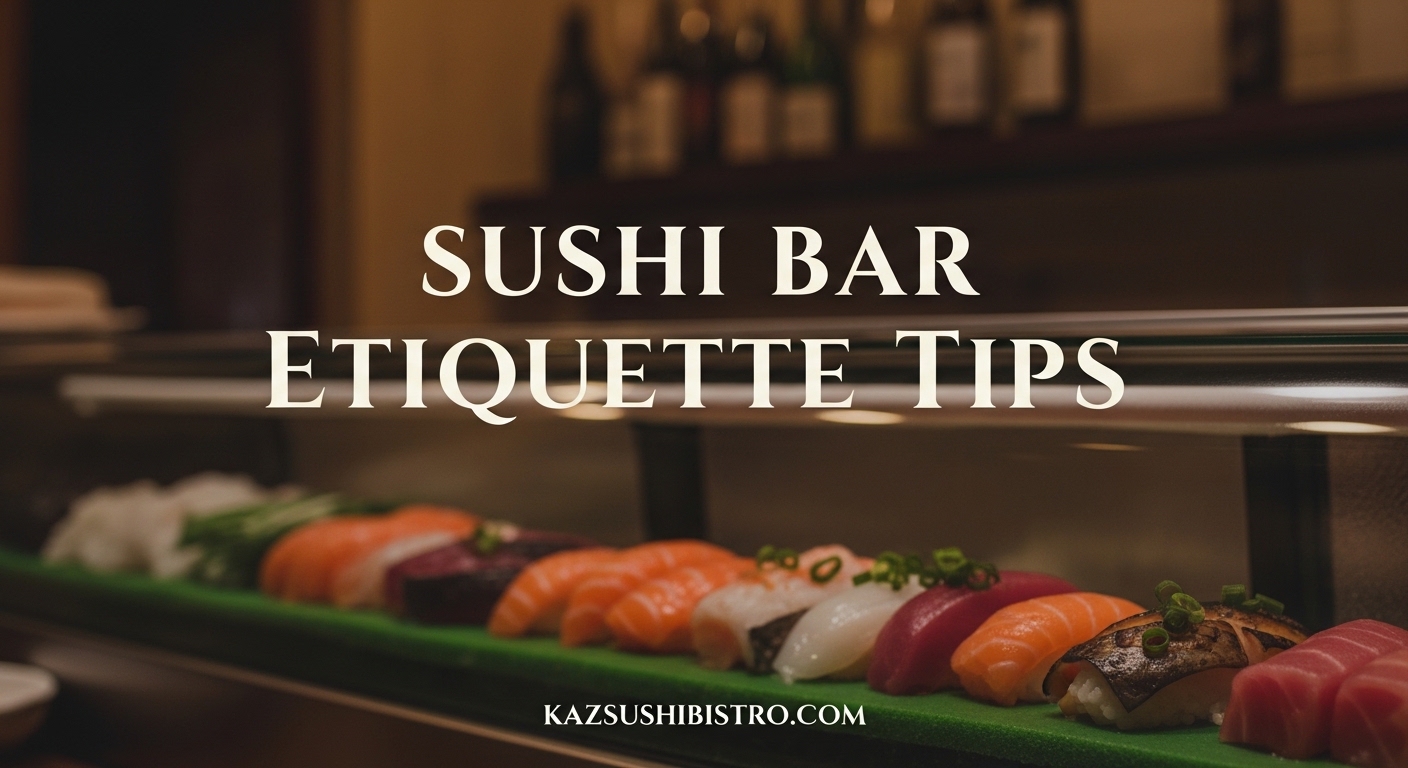 Sushi Bar Etiquette Tips