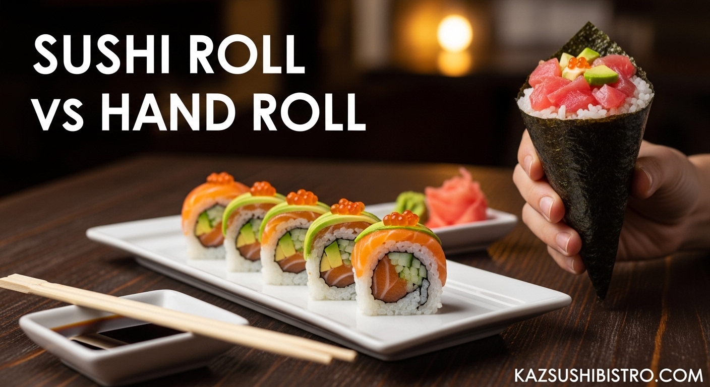 Sushi Roll vs Hand Roll