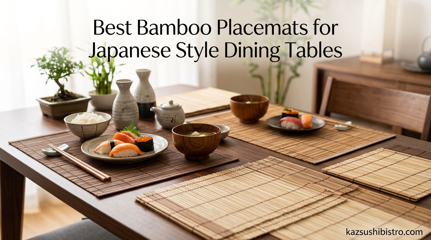 Best Bamboo Placemats for Japanese Style Dining Tables