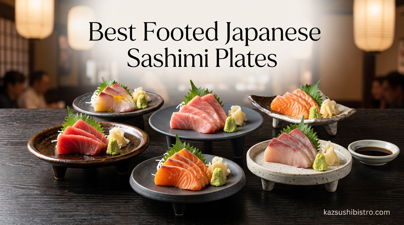 Best Footed Japanese Sashimi Plates