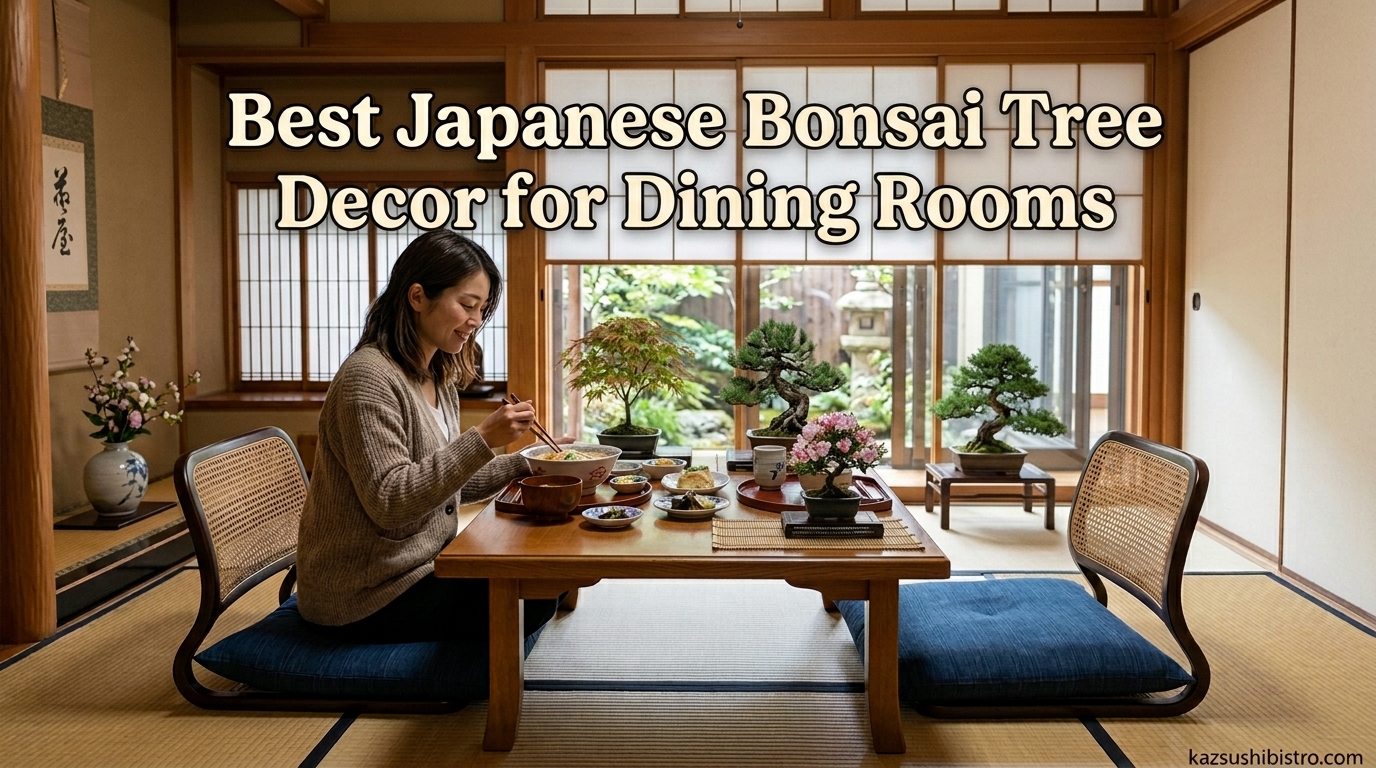 Best Japanese Bonsai Tree Decor for Dining Rooms