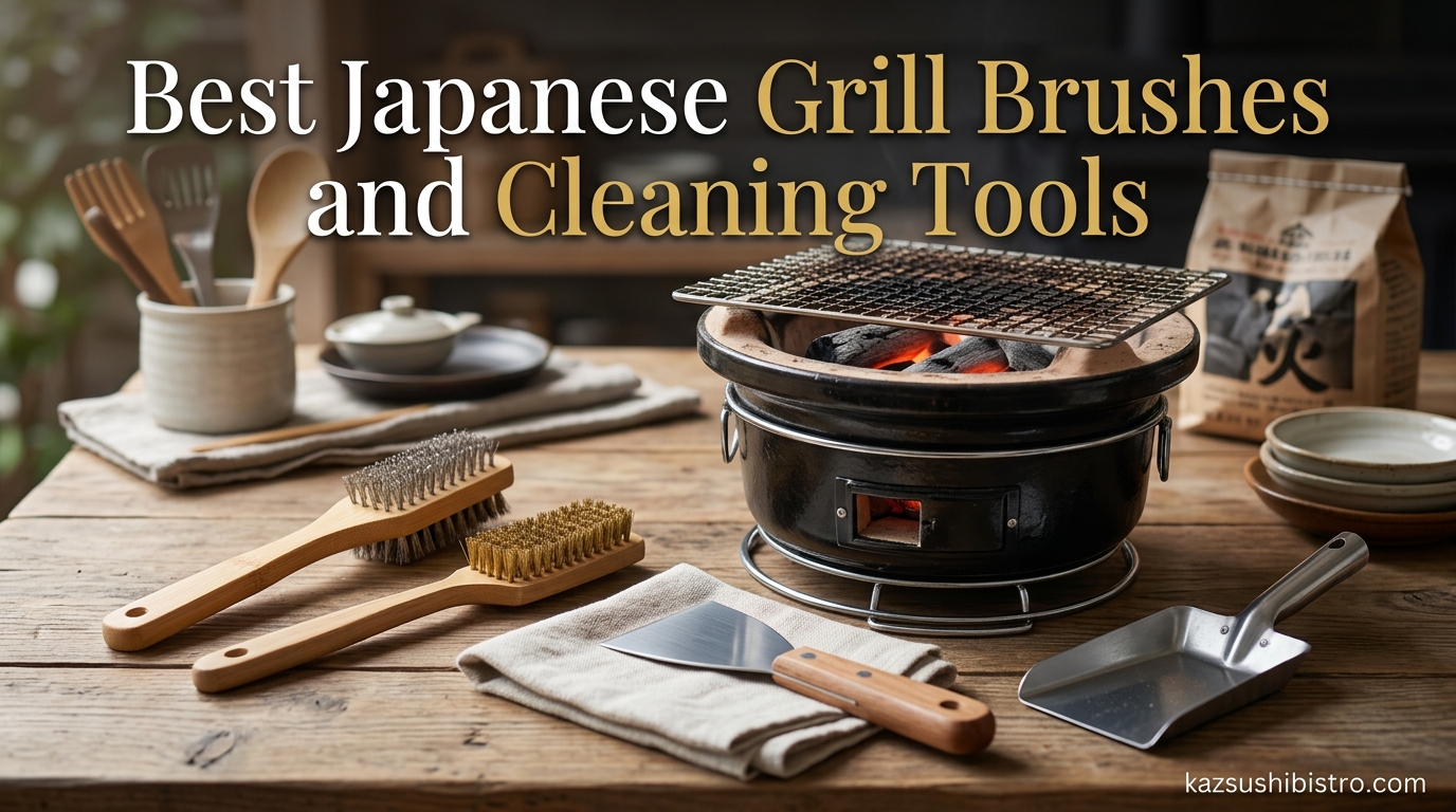 Best Japanese Grill Brushes and Cleaning Tools