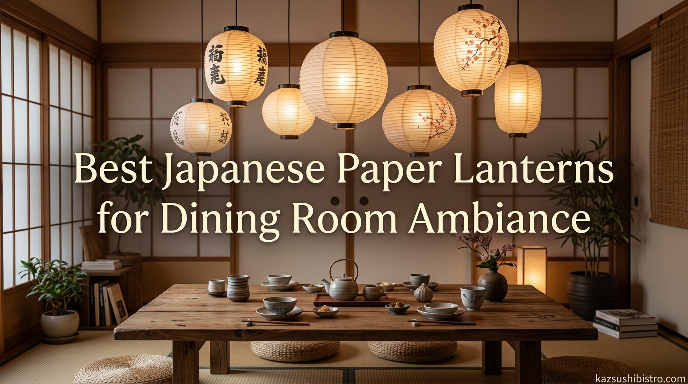Best Japanese Paper Lanterns for Dining Room Ambiance