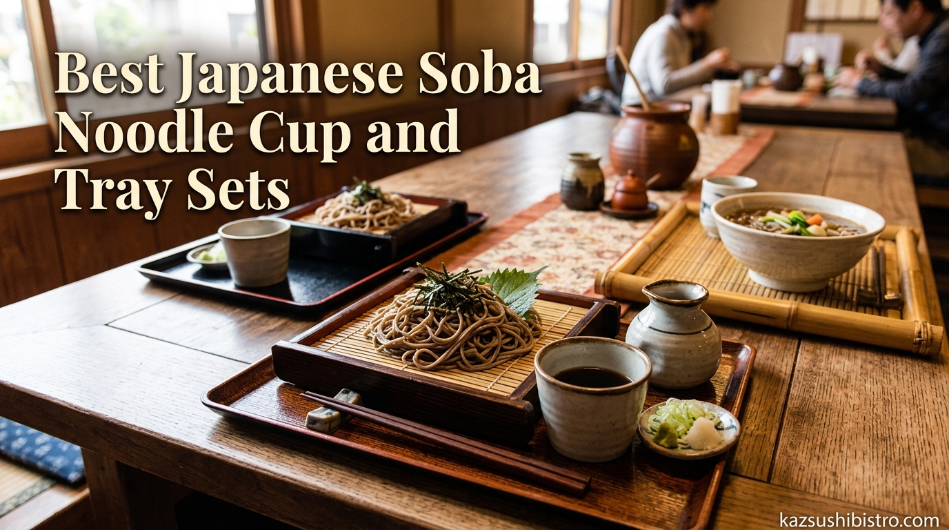 Best Japanese Soba Noodle Cup and Tray Sets