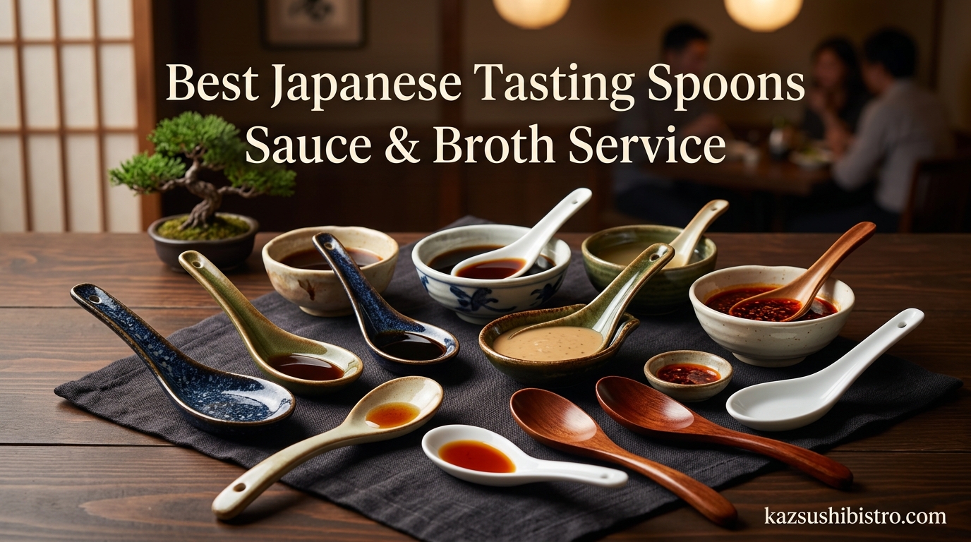 Best Japanese Tasting Spoons Sauce & Broth Service