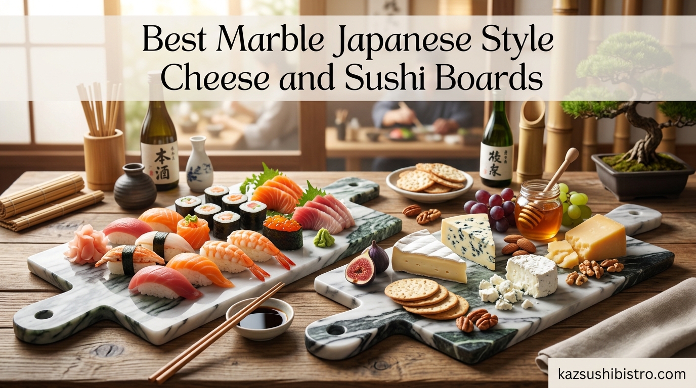 Best Marble Japanese Style Cheese and Sushi Boards