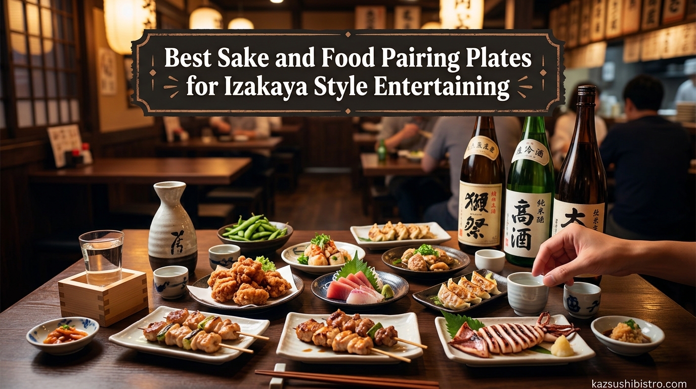 Best Sake and Food Pairing Plates for Izakaya Style Entertaining