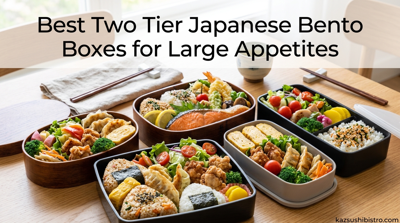 Best Two Tier Japanese Bento Boxes for Large Appetites