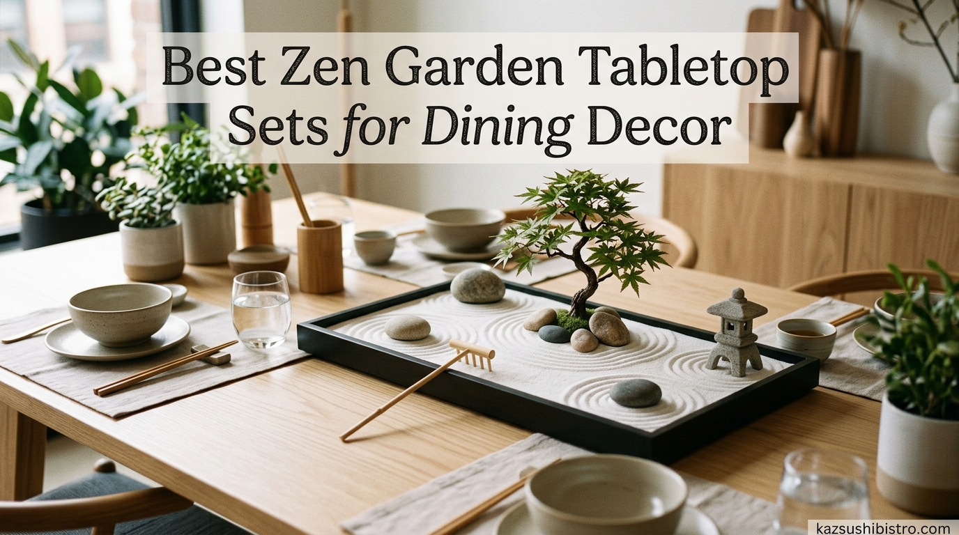 Best Zen Garden Tabletop Sets for Dining Decor