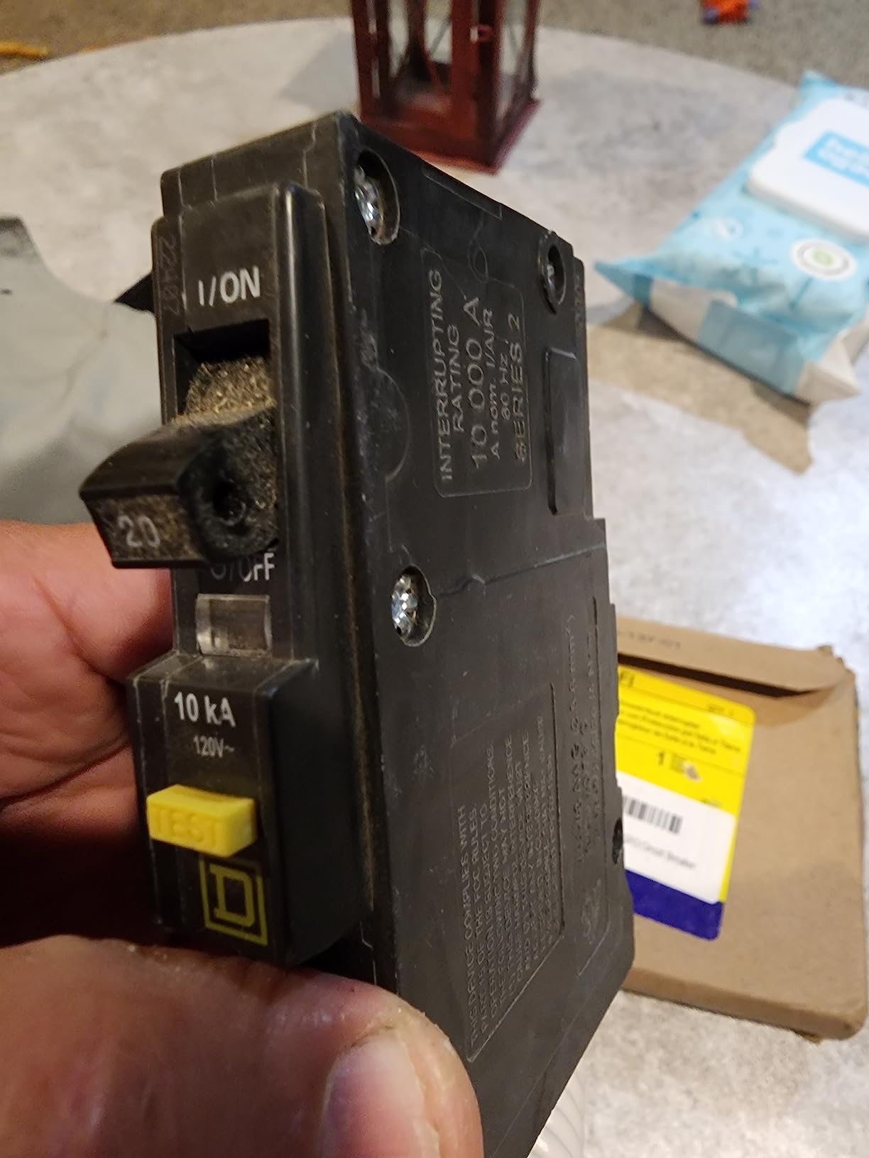 Square D by Schneider Electric QO120GFICP QO Qwik-Gard 20 Amp Single-Pole GFCI Circuit Breaker customer photo 1