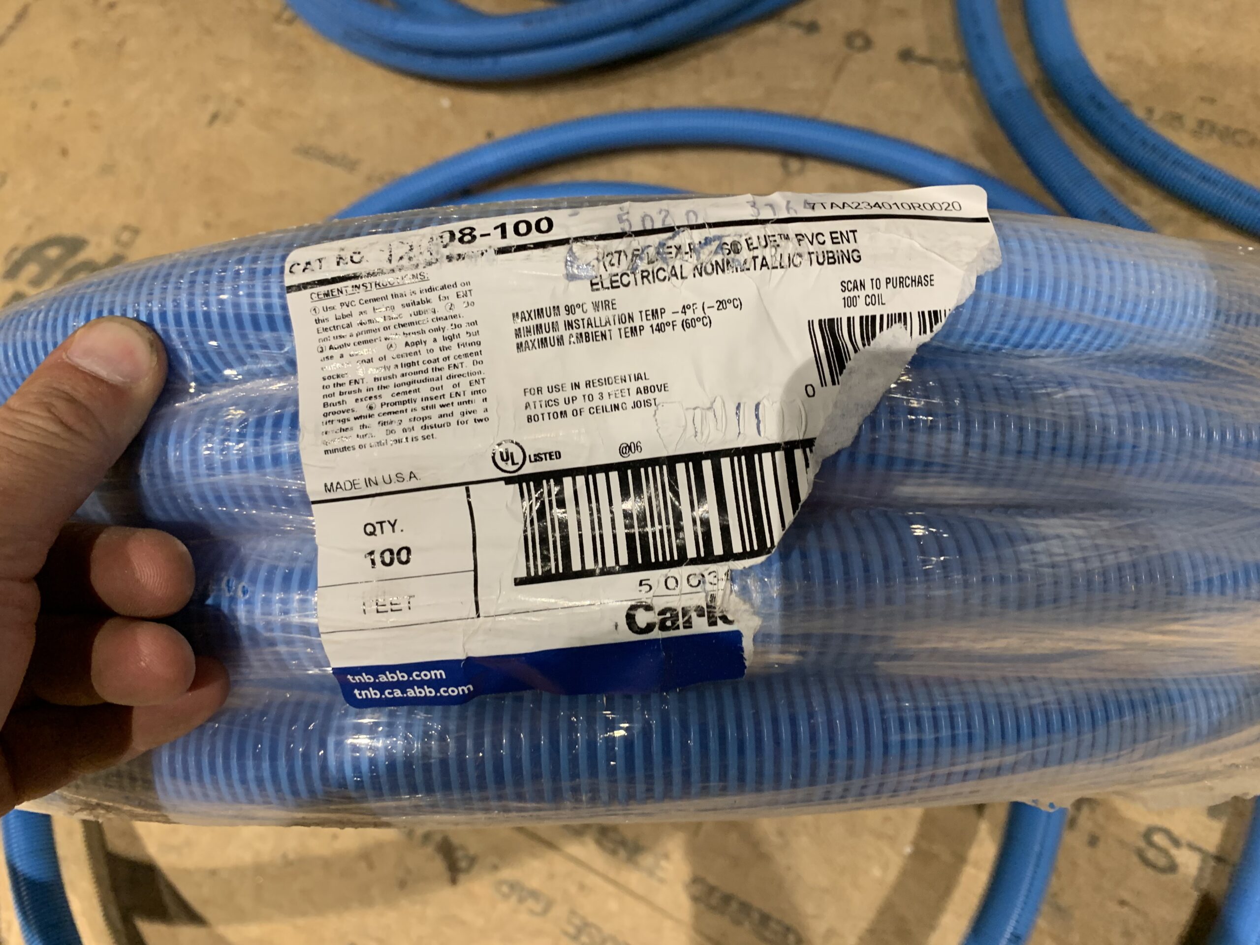 Carlon 1 In. x 100 Ft. PVC Flexible ENT Conduit - 1 Each customer photo 1