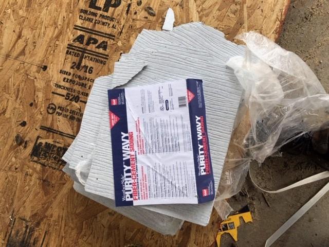 WeatherSide Purity Wavy Fiber-Cement Siding Shingles (12x24) 18 Bundle - Fire Resistant & Safe with No Asbestos customer photo 1
