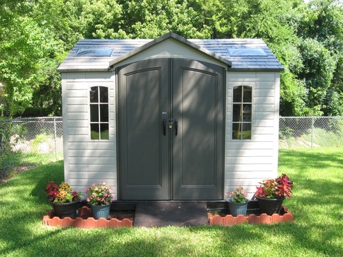 Lifetime 60001 Outdoor Storage Shed, 10 by 8 Feet customer photo 1