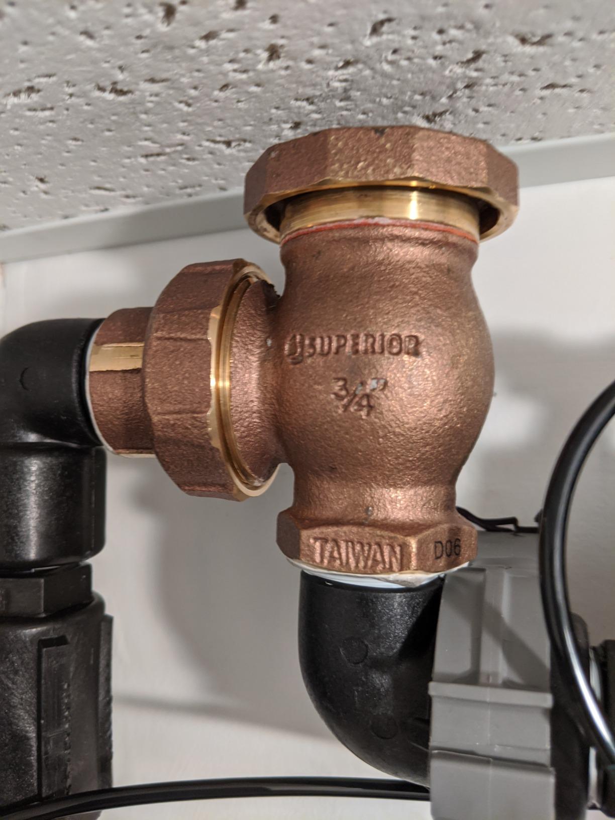 RB750-AVB with Back-flow Prevention Vacuum Breaker and Water Alarm | Automatic Sump Pump Backup System with High Water Alarm for Basement Flood Prevention, No Battery or Electricity Needed customer photo 2