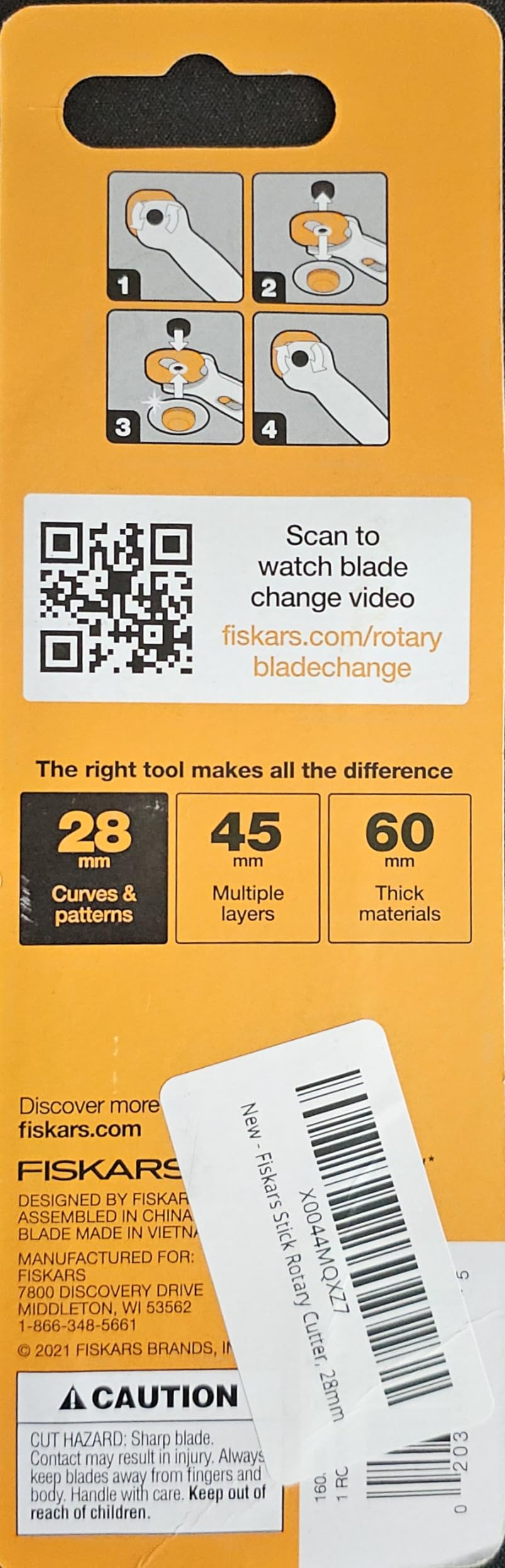 Fiskars Stick Rotary Cutter, 28mm customer photo 1