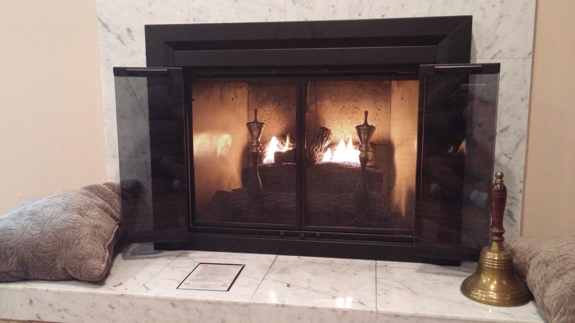 Pleasant Hearth Clairmont Fireplace Glass Door, Small (CM-3010) customer photo 1