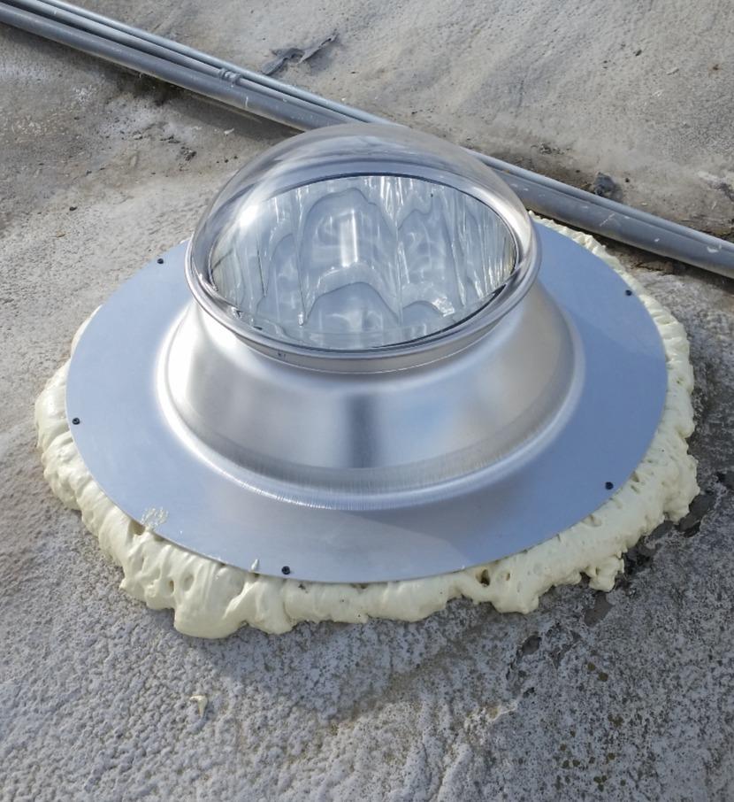 Tubular Skylight Kit, Flat, White Diffuser, 13 inch customer photo 2