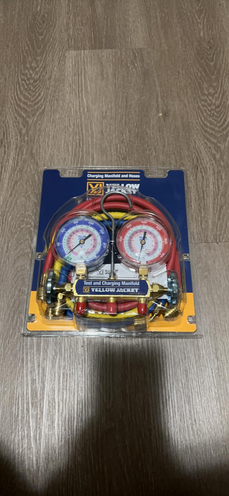 Yellow Jacket 42004 Series 41 Manifold with 3-1/8
