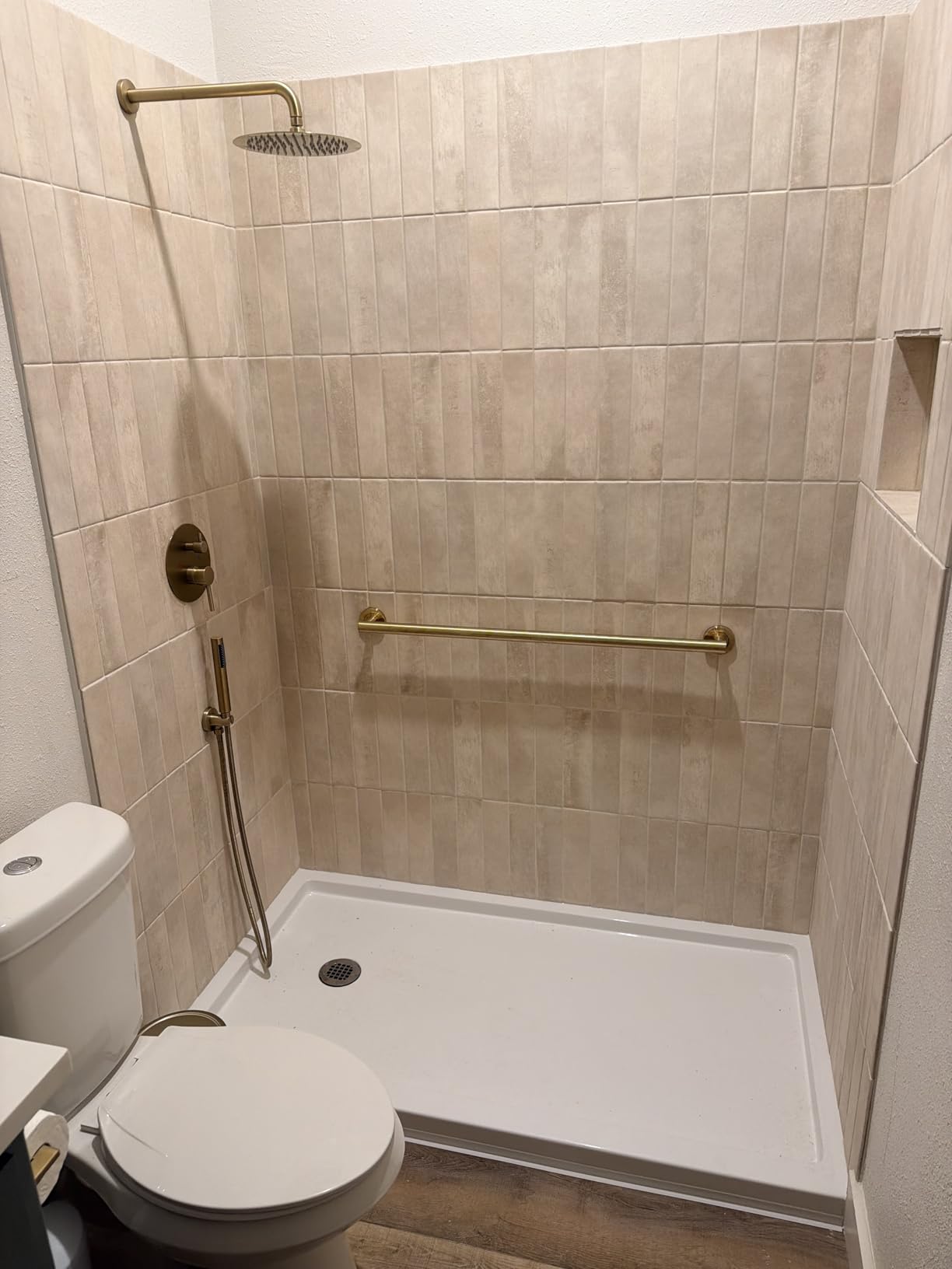 DreamLine SlimLine 32 in. D x 60 in. W x 2 3/4 in. H Left Drain Single Threshold Shower Base in White, DLT-1132601 customer photo 2