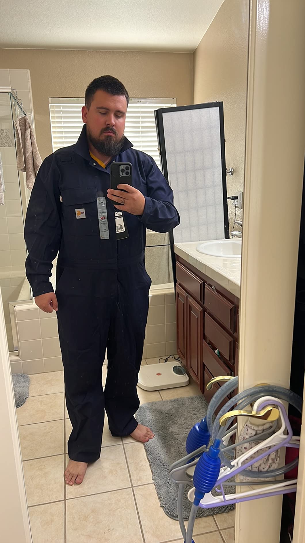 Carhartt Men's 101017 Flame-Resistant Classic Twill Coverall customer photo 1