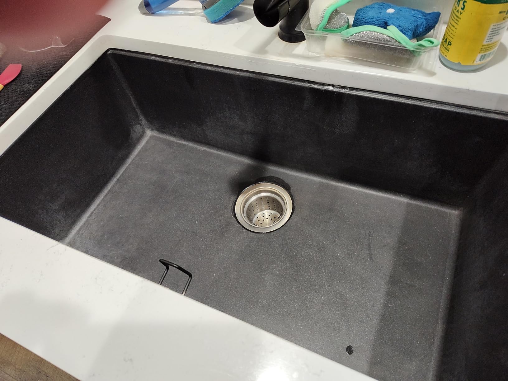KRAUS Quarza 31-inch Undermount Single Bowl Granite Kitchen Sink in Black Onyx, KGU-413B customer photo 1