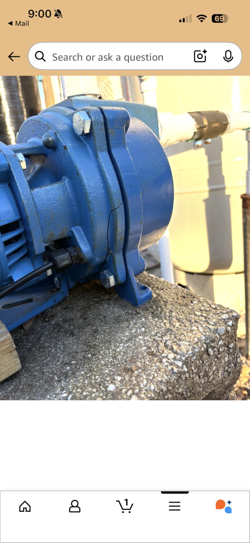 Goulds J10S Shallow Well Jet Pump customer photo 1