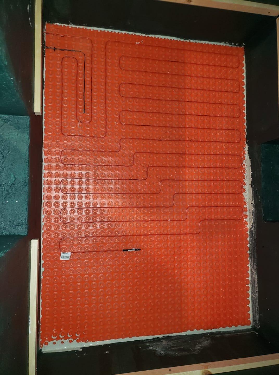 20 sqft Heatwave Electric Floor Heating Kit with Thermostat | Heated floor system for bathrooms & kitchens | Programmable GFCI thermostat with sensor | 110/120 volts & 240 watts customer photo 2