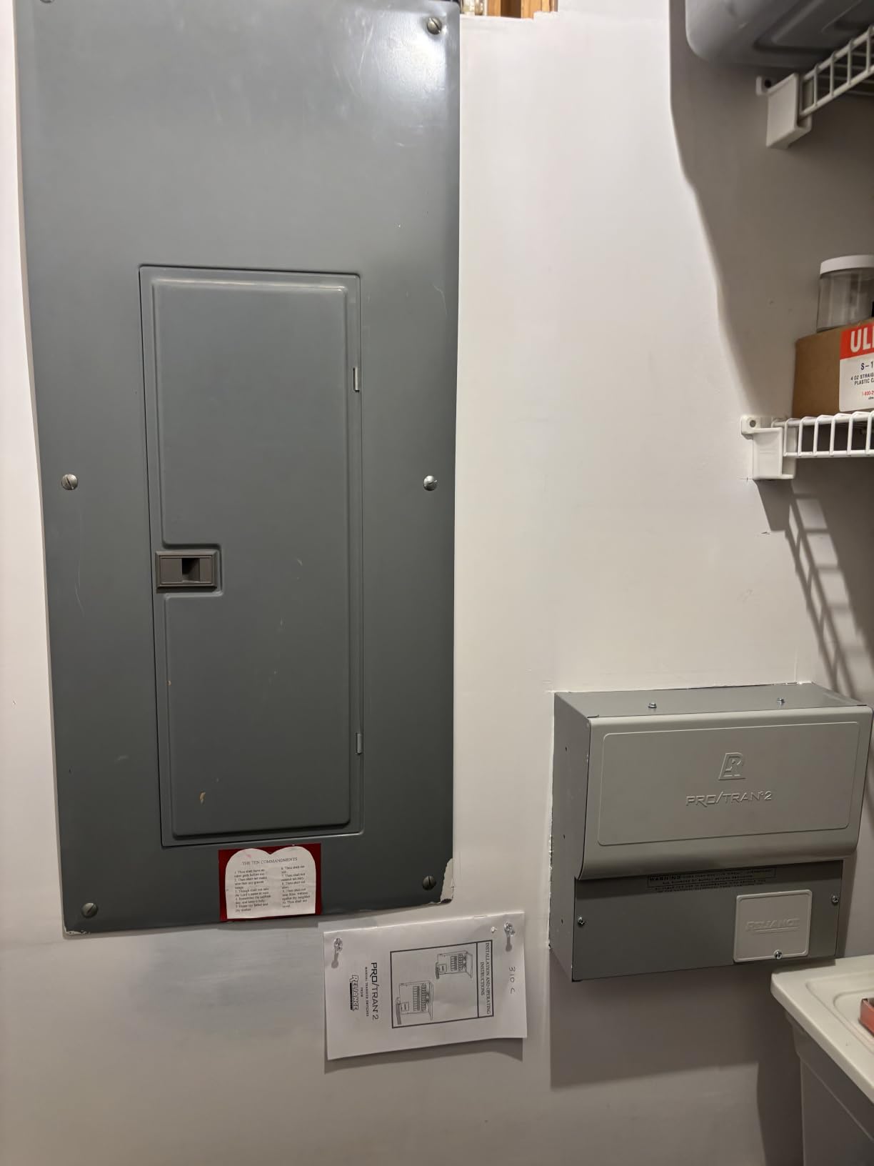 310C Pro/Tran2 30-Amp 10-Circuit 2 Manual Transfer Switch customer photo 2