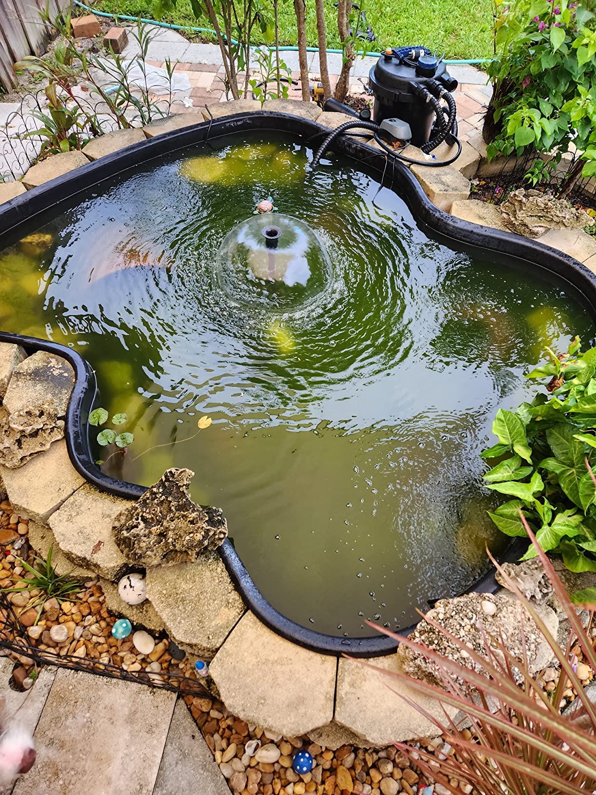 Flexzion Pond UV Lights for Outdoor Ponds - 18W Medium Light customer photo 2