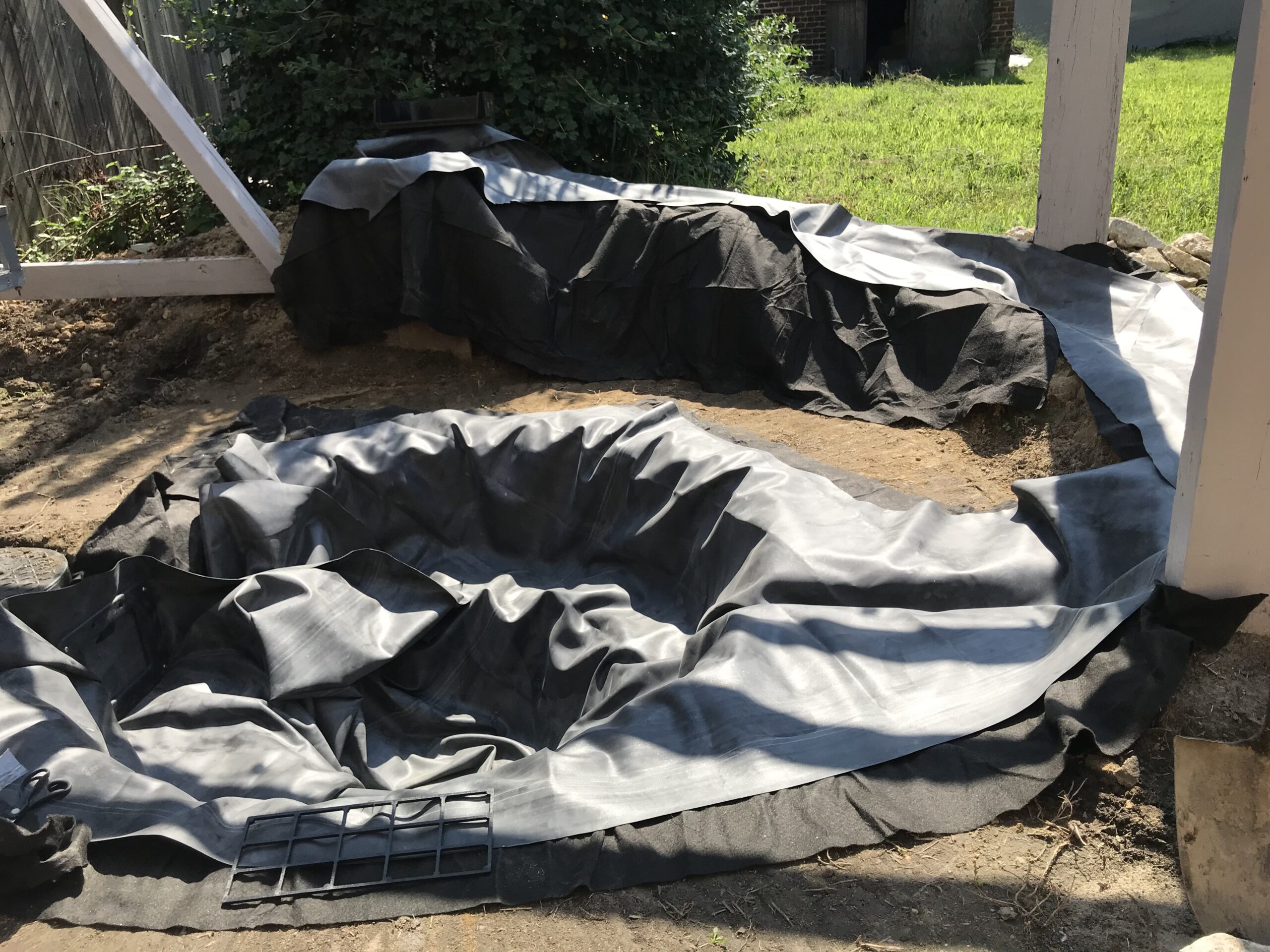 Simply Ponds 1200 GPH Water Garden Koi Pond Kit 8 x 10 Ft EPDM Liner, Custom water feature, 10 inch Filtering Waterfall, Compact Skimmer, Aqua Pulse pump, plumbing fittings included customer photo 2