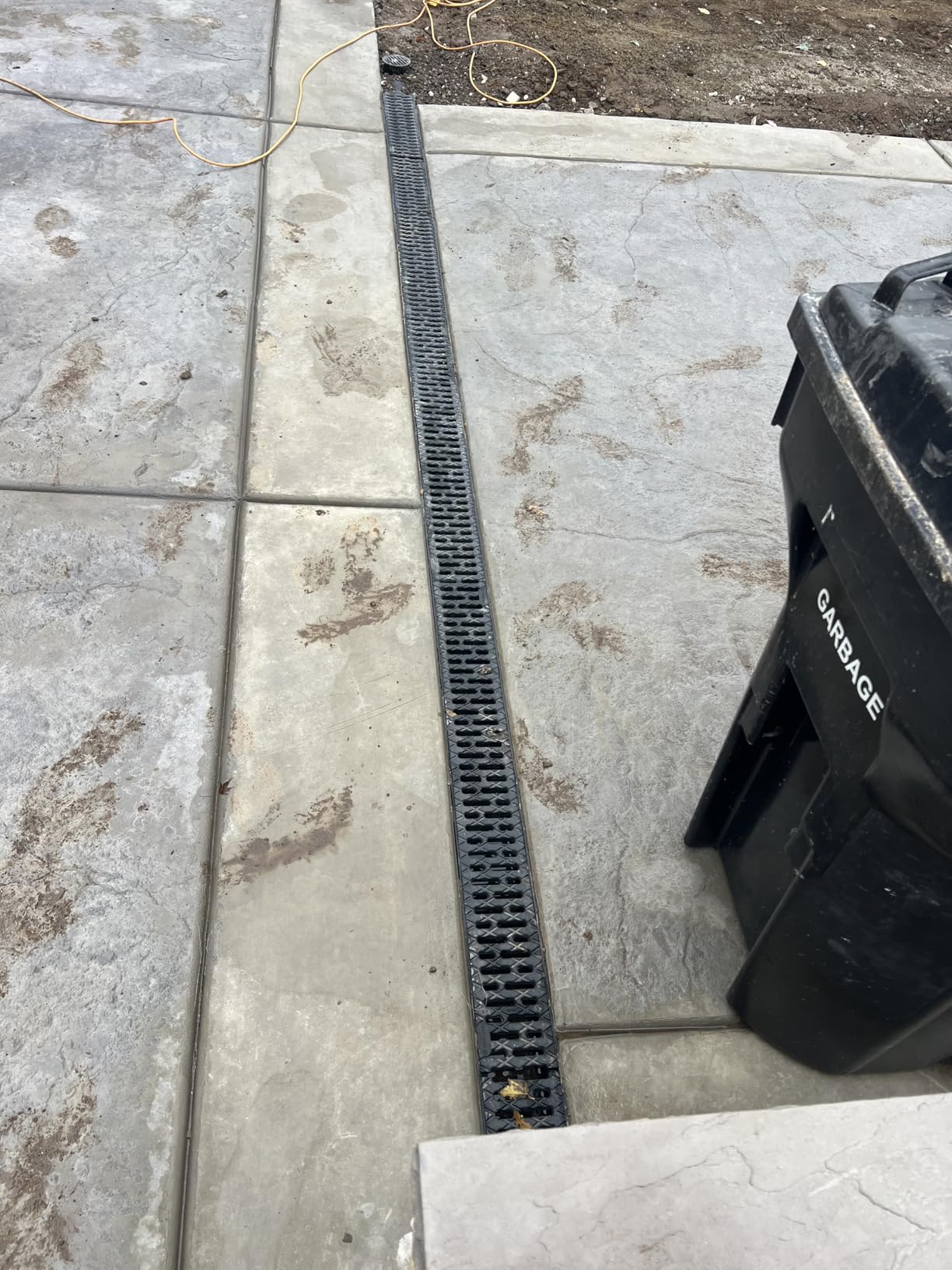 Vodaland - 4 Inch Trench Drain System with Grate - Black - Easy 2 (5 Pack) customer photo 1