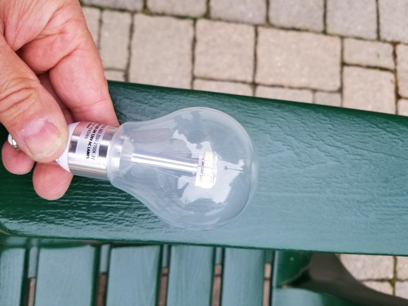 GAMA Sonic Everest Outdoor Solar Lamp Post Light Kit, Black Cast Aluminum Industrial Style Downlight Lamp and Concrete Sleeve Anchors with Warm White Light 2700K (109001) customer photo 1