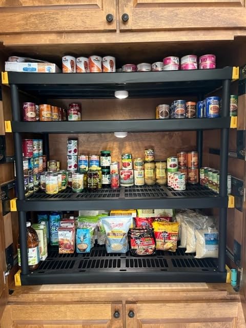 Bright Evolution Under Cabinet Lights - Battery Operated Cabinet Lighting with Tap Technology - LED Puck Lights for Kitchen - Stick On Illumination for Shelves and Closets - Wireless Lighting Solution customer photo 1