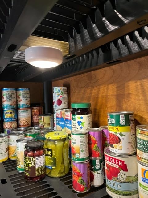 Bright Evolution Under Cabinet Lights - Battery Operated Cabinet Lighting with Tap Technology - LED Puck Lights for Kitchen - Stick On Illumination for Shelves and Closets - Wireless Lighting Solution customer photo 2