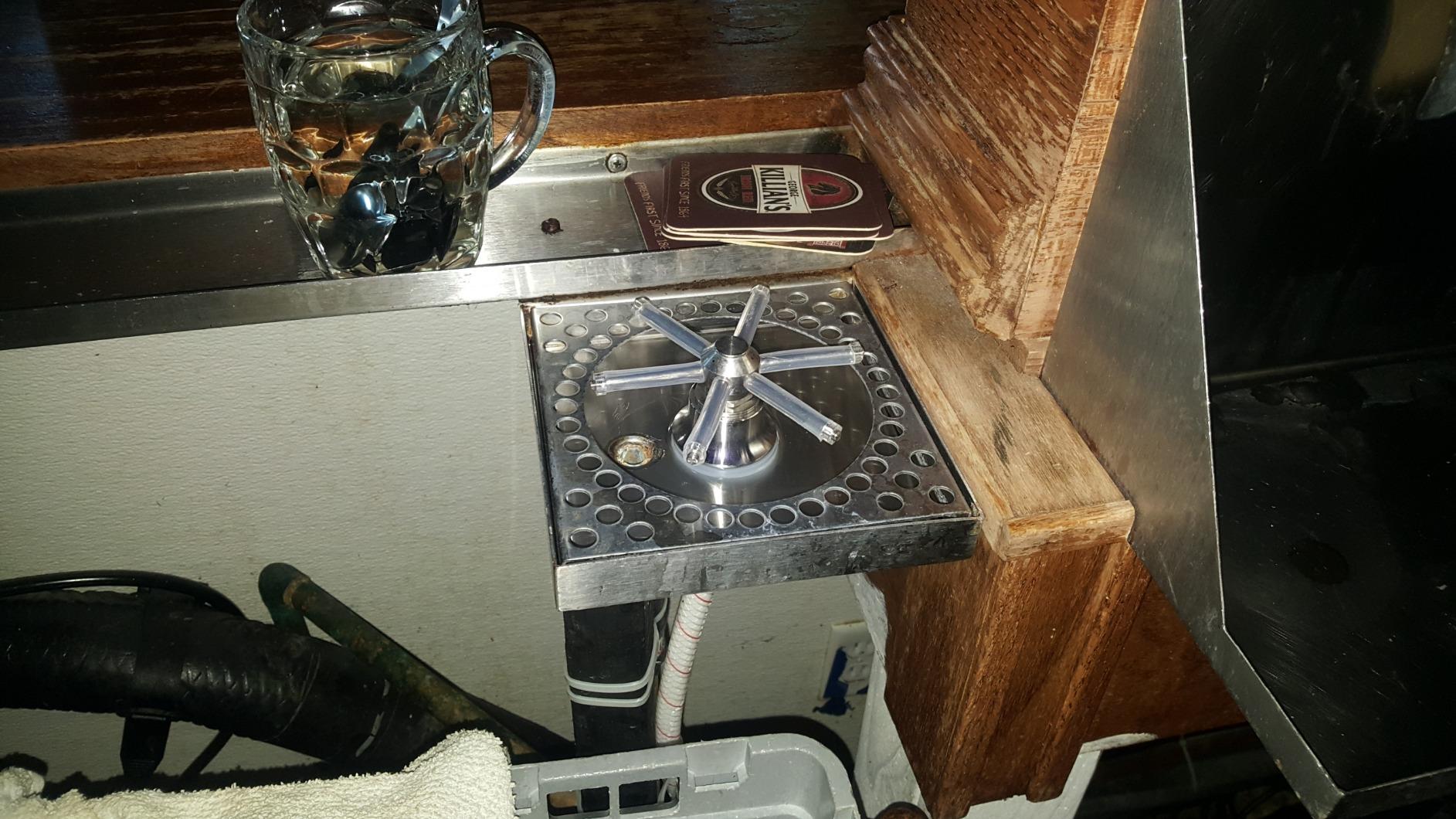 YBB Professional Cup Washing Machine Table Glass Rinser, Pitcher Rinser for Bar Cafe Household (Counter Top) customer photo 2