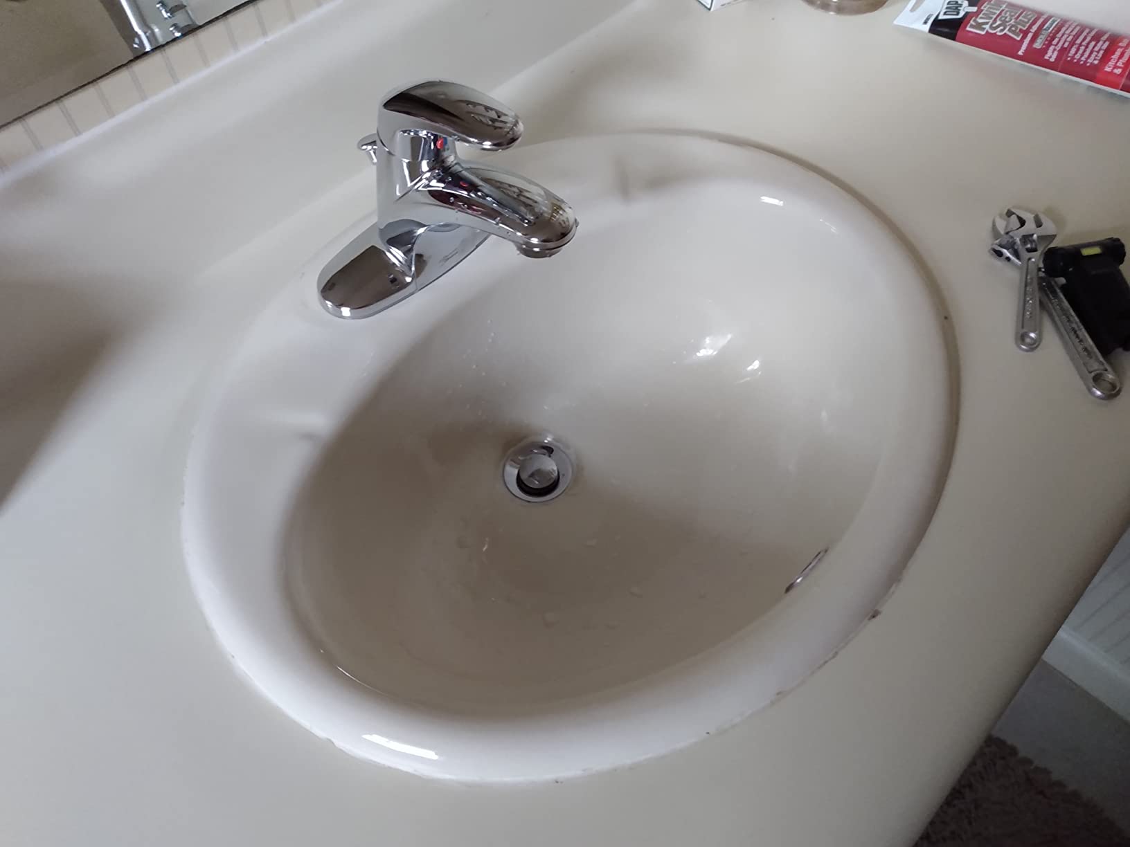 American Standard Colony Pro Single-Handle Bathroom Sink Faucet with Metal Drain, 1.2 GPM, Polished Chrome 7075000.002 customer photo 1