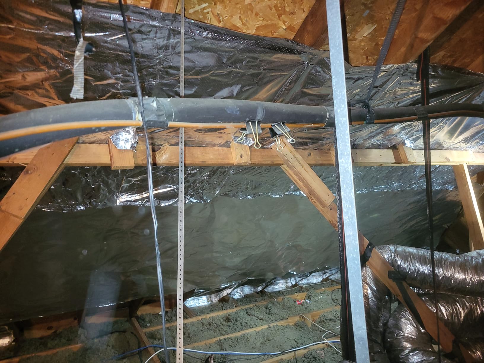 Houseables Radiant Barrier Insulation Roll, Attic Insulation, 250'x4' | 1000 Sq Ft, House Wrap, Reflective Foil, Attic Foil, Double Reflective Heat Shield, Perforated Aluminum, Thermal customer photo 2
