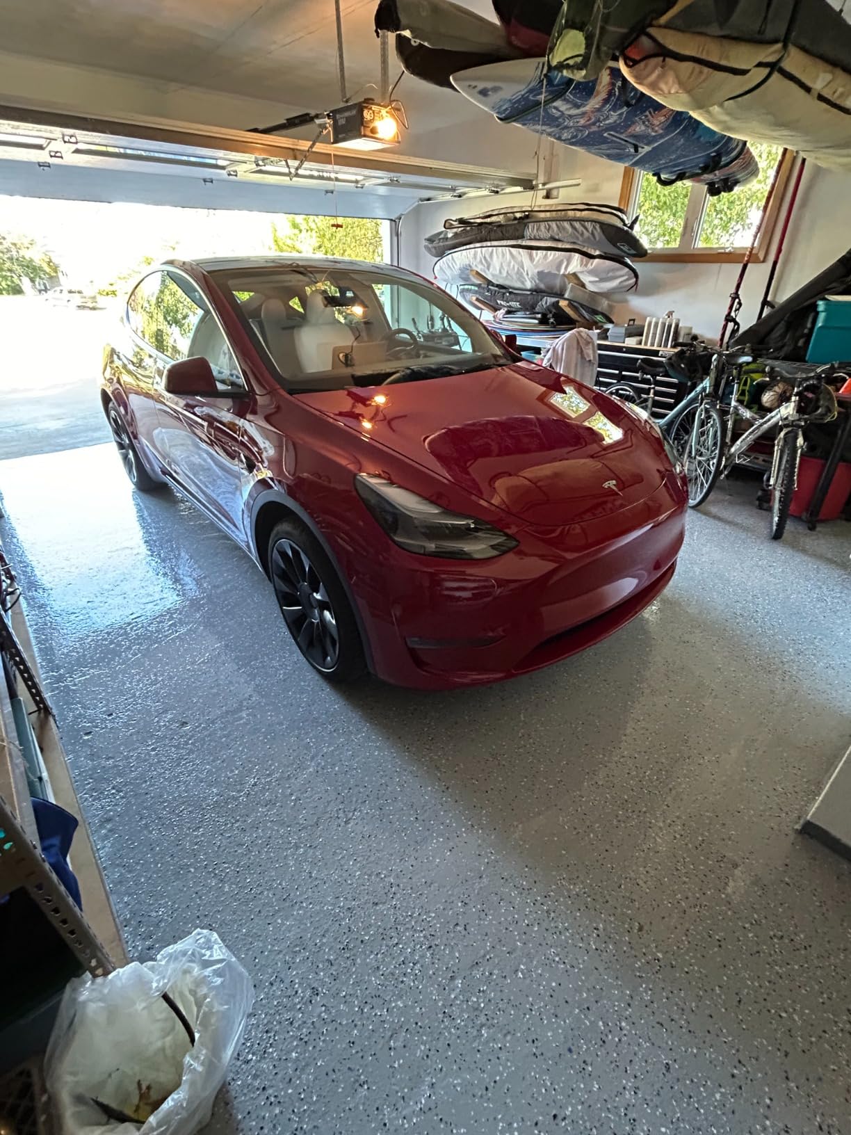 Rust-Oleum 293513 RockSolid Polycuramine Garage Floor Coating, 2.5 Car Kit, High Gloss Gray, 1 Count (Pack of 1) customer photo 2