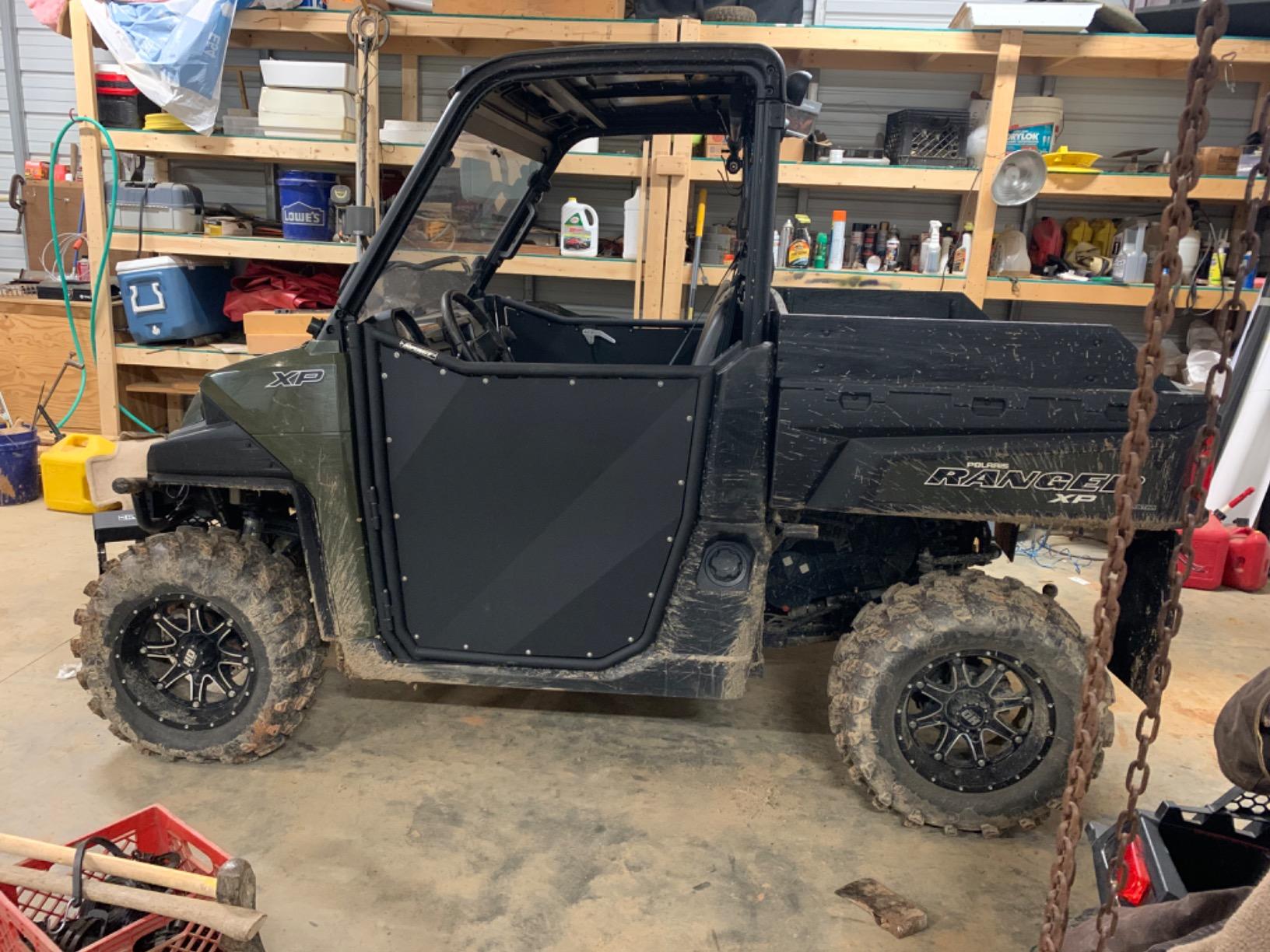 SuperATV Aluminum Doors Compatible with Polaris Ranger Models (See Fitment), Extra Strength, Powder Coated, Scratch Resistant, Ergonomic Height for Comfort, Preassembled customer photo 1