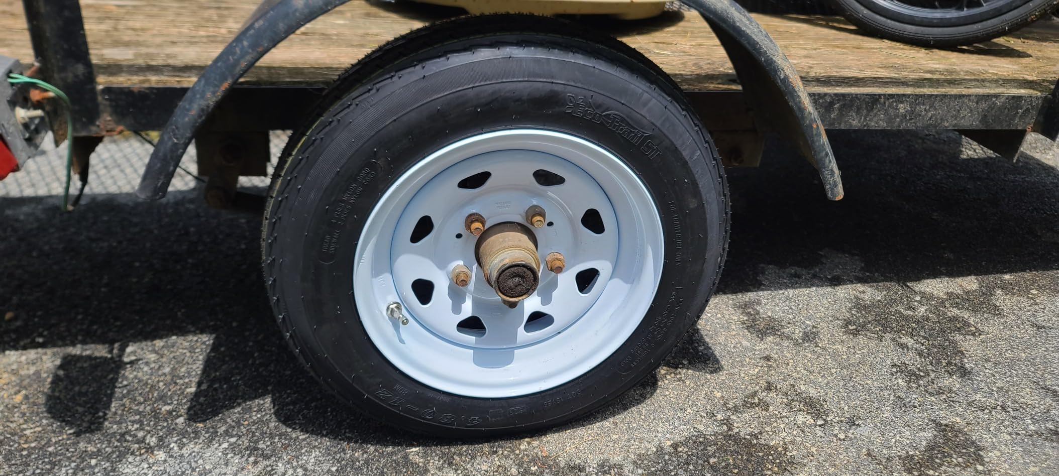 eCustomrim 2-Pack Trailer Tire Rim Assembly 4.80-12 480-12 Load C 5 Lug | 12 Inch Load Range C 6 Ply Tire, 5 Bolt On 4.5 Inch Center White Wheel, For Utility Trailers - 2 Year Warranty With Roadside customer photo 2