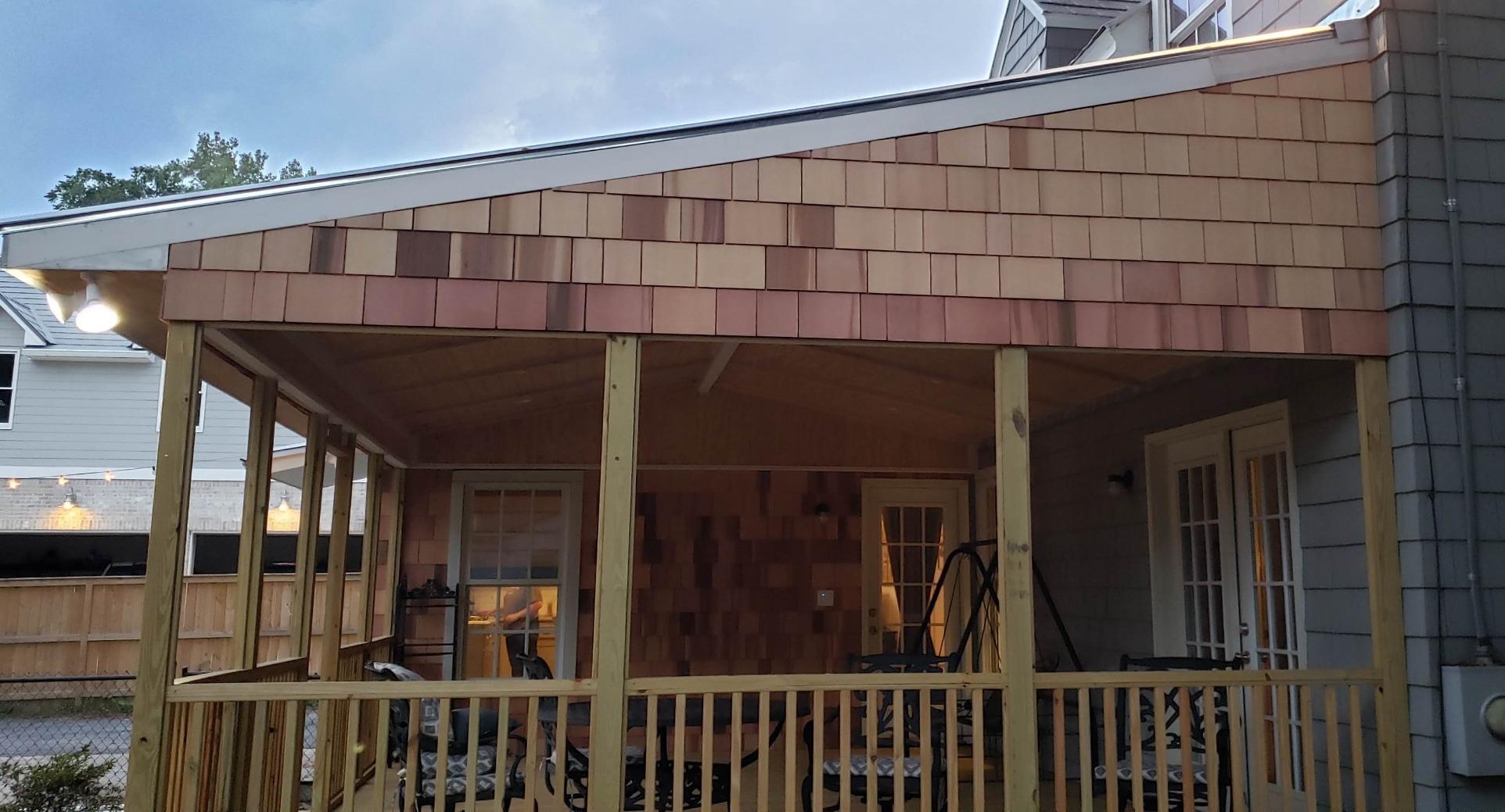 18 Inch Rebutted and Rejointed (R&R) Sanded Cedar Sidewall Shingles 1/2 Square Carton customer photo 1