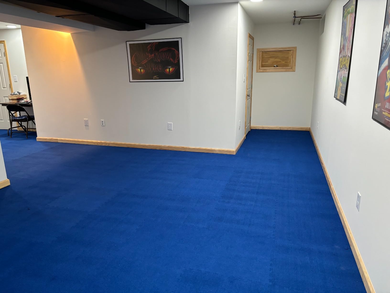 We Sell Mats 3/8 Inch Thick Interlocking Foam Carpet Tiles Durable Carpet Squares Anti Fatigue Support for Home Office or Classroom Use customer photo 1