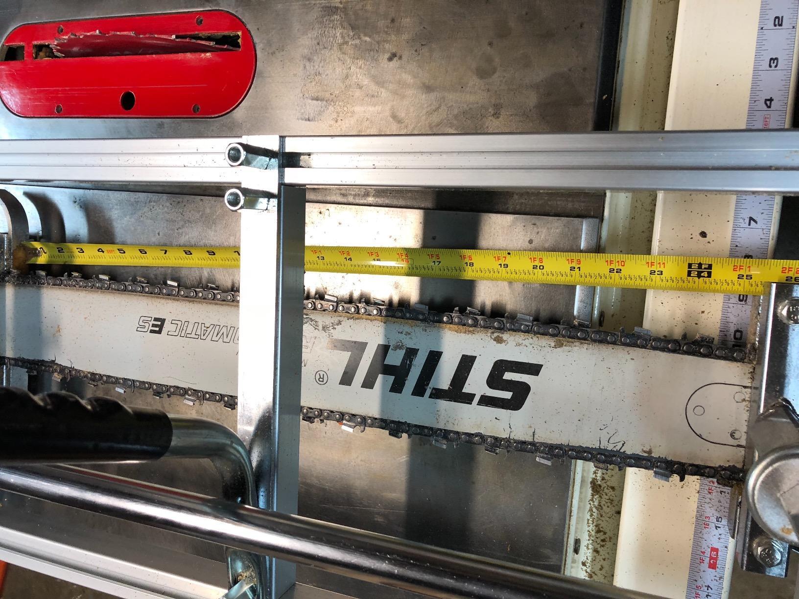 Carmyra Portable Chainsaw Mill 48 Inches Planking Milling Bar Size 14 Inches to 48 Inches customer photo 2