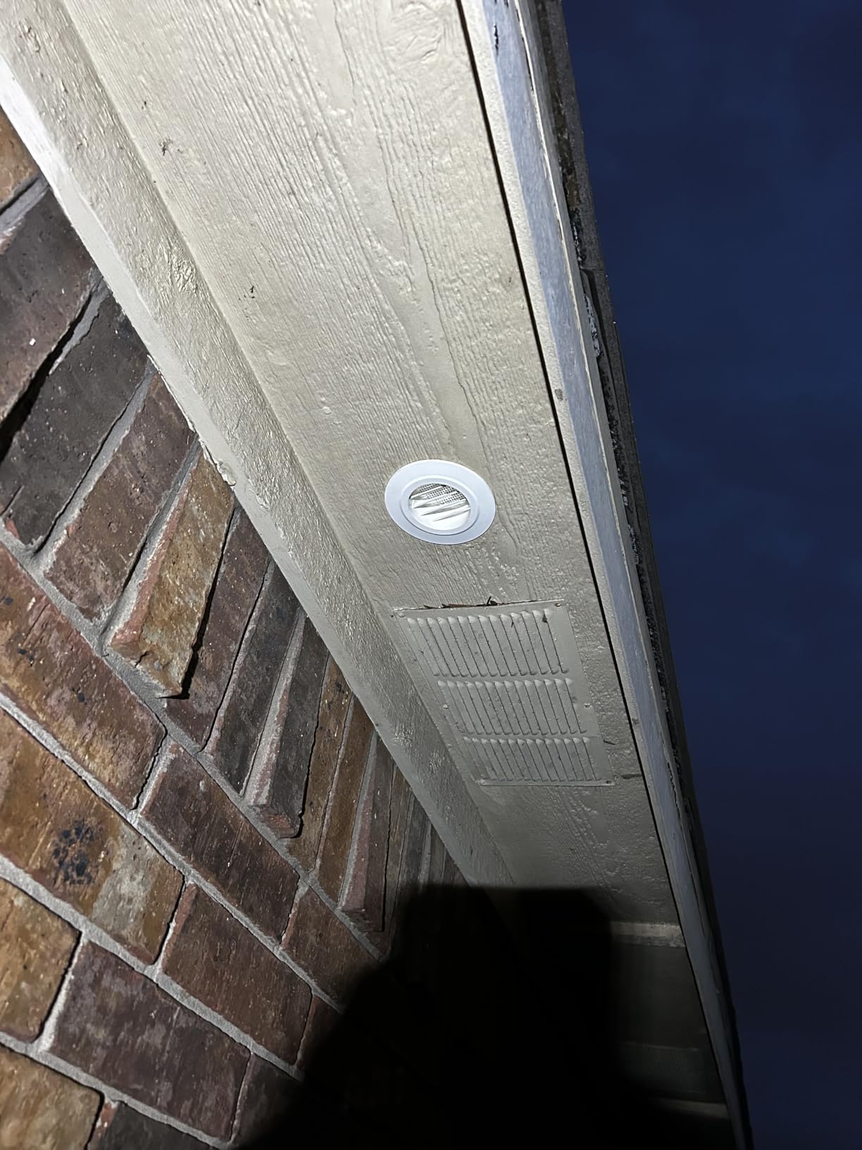 HG Power Soffit Vents 4 inch, Round Vent Cover with Built-in Screen Mesh, ABS Louver 4