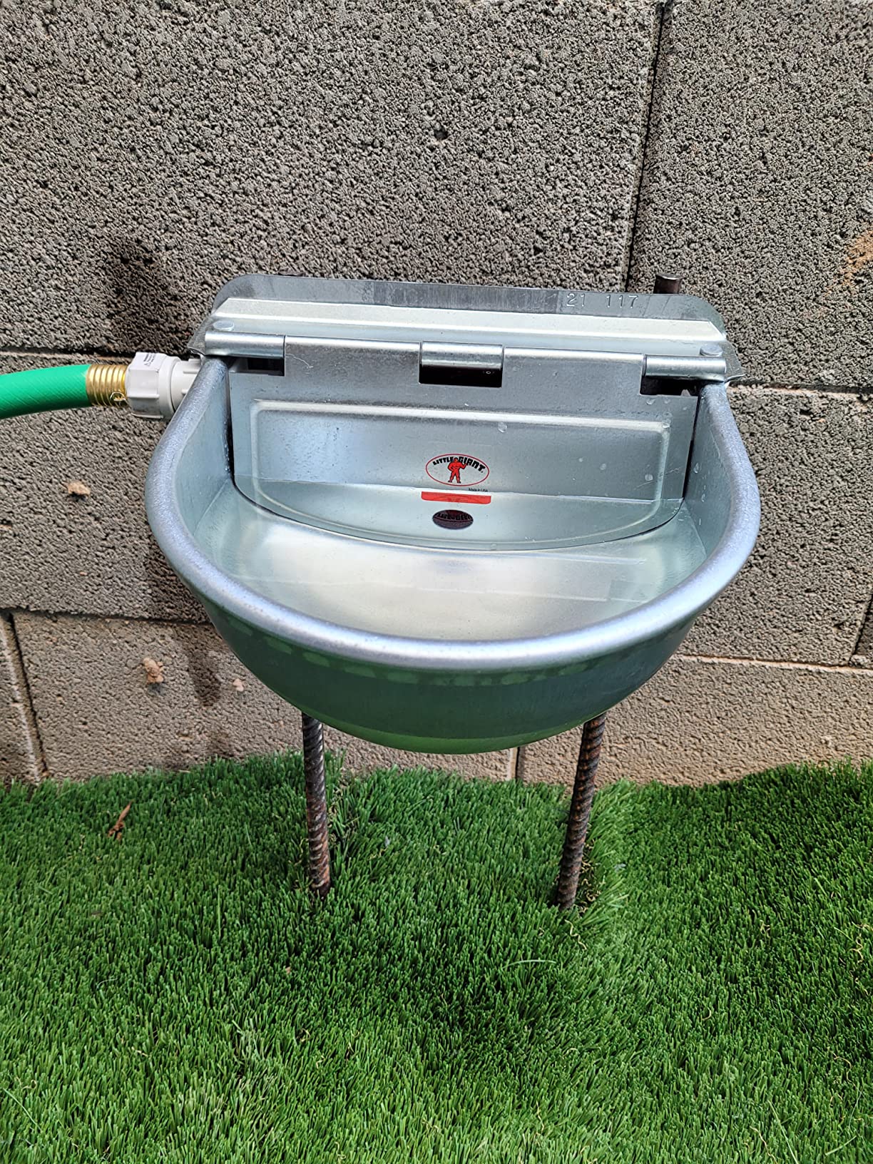 Little Giant 88SW All Purpose Automatic Stock Waterer for Horses, Cattle and Other Outside Animals, Galvanized Steel customer photo 1