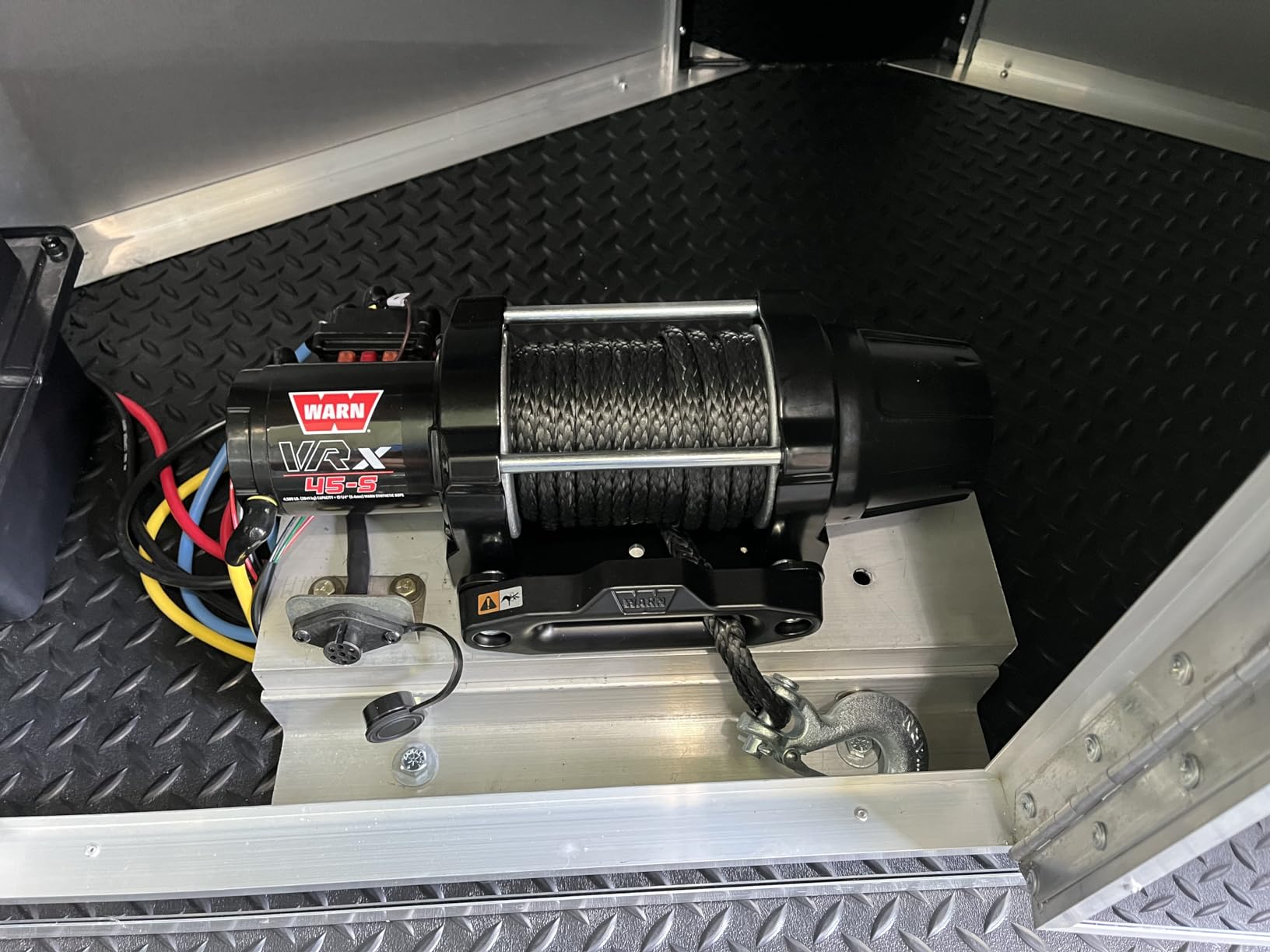 WARN VRX 45-S Powersport Winch for ATV & UTV with 4,500 lb Pulling Capacity, Synthetic Rope, Sealed Motor, All-Metal Gear Train, Waterproof Construction, Trail Riding & Utility Work customer photo 1
