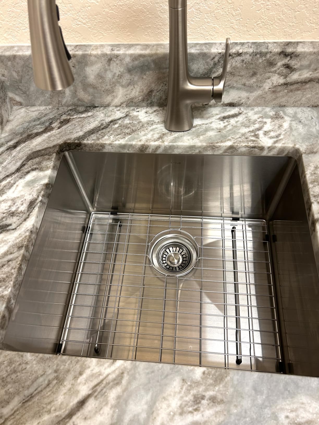 KRAUS Standart Pro 14-inch Undermount Single Bowl 16 Gauge Stainless Steel Bar Kitchen Sink, KHU101-14 customer photo 1