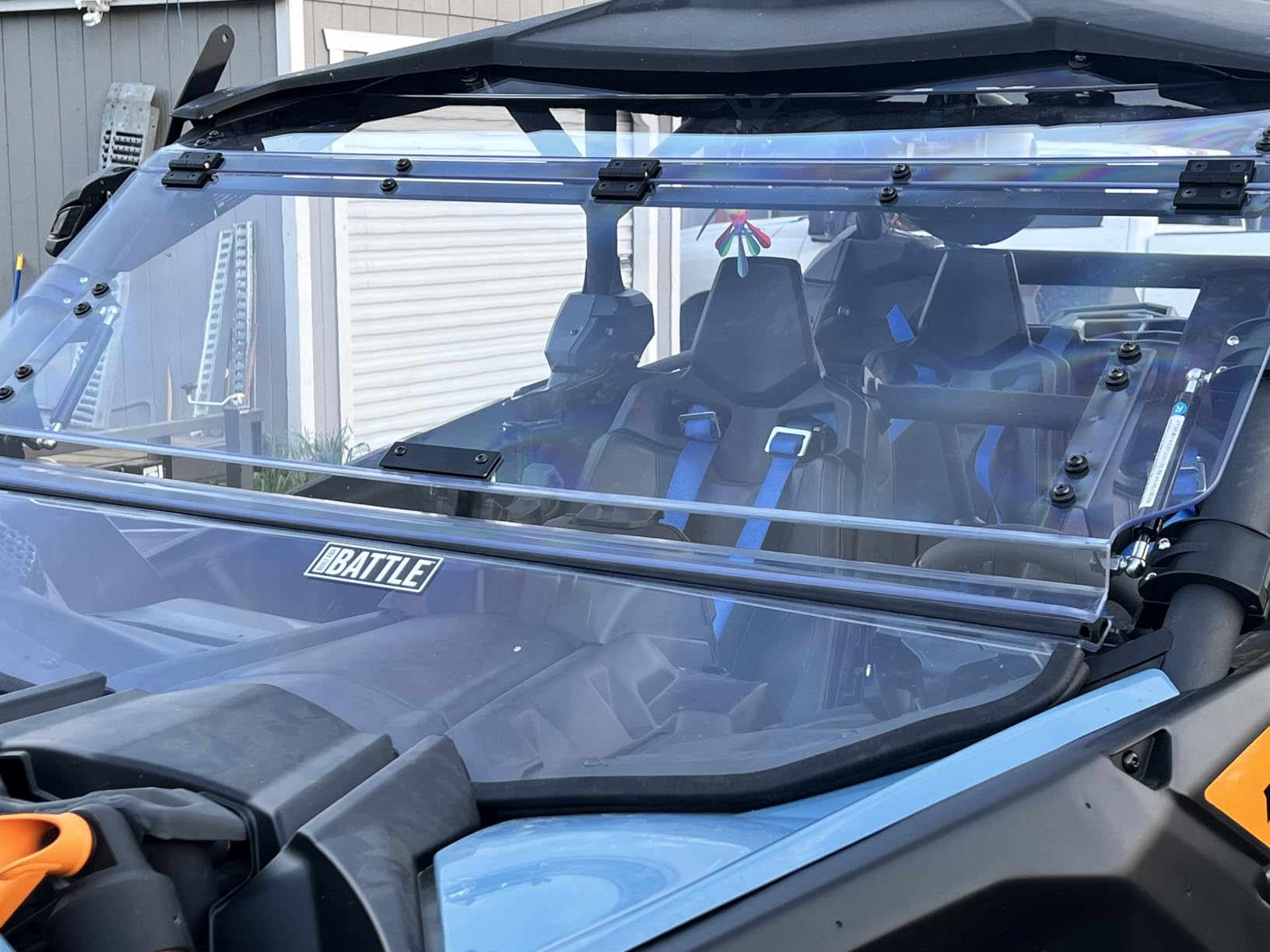 SuperATV Flip Windshield for Can Am Maverick X3 2017+ 1/4