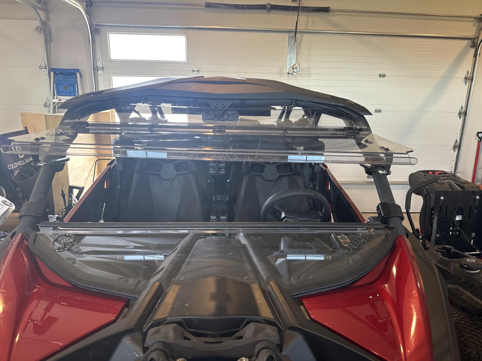SuperATV Flip Windshield for Can Am Maverick X3 2017+ 1/4