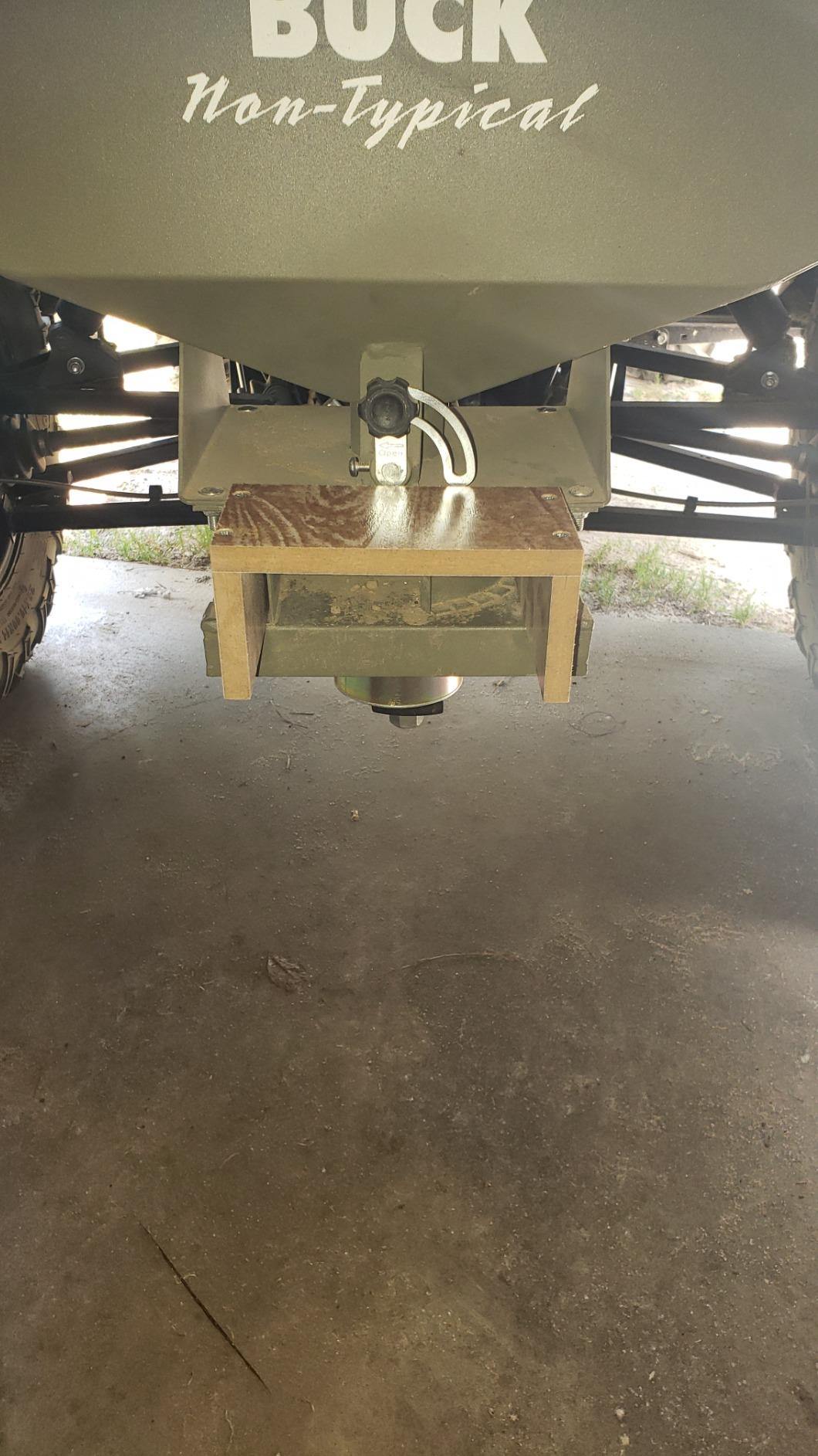 Boss Buck ATV Seeder/Spreader w/ Wireless Control & Adjustable Flow, 80 lb Capacity - Lawn, Garden & Farming Equipment w/ 2-inch Receiver Hitch, Spreads Feed, Seed, Salt & Fertilizer customer photo 1